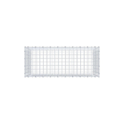 Gabbione 100 cm x 60 cm x 40 cm (L x H x P), maglia 5 x 5 cm, anello a spirale