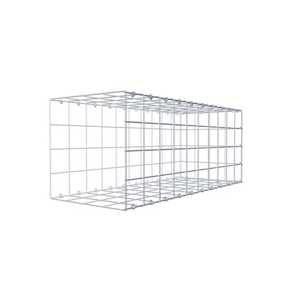 Opzetpaal type 2 100 cm x 40 cm x 40 cm (L x H x D), maaswijdte 10 cm x 10 cm, C-ring