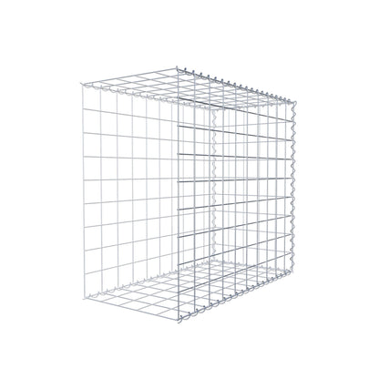 Opvokset gabion type 2 100 cm x 90 cm x 50 cm (L x H x D), maskestørrelse 10 cm x 10 cm, spiral