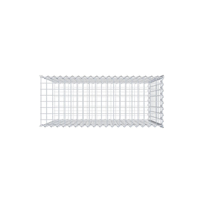 Grown-on gabion type 2 100 cm x 90 cm x 40 cm (L x H x D), mesh size 5 cm x 10 cm, spiral