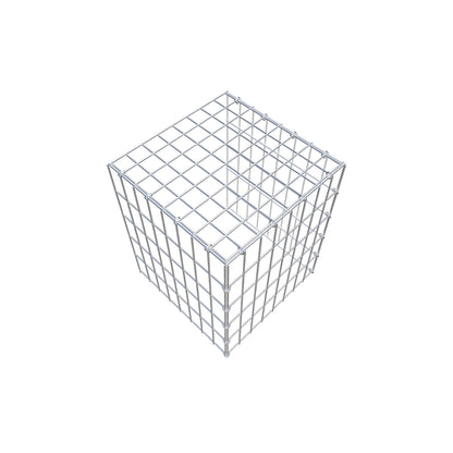 Extra gabion typ 4 50 cm x 40 cm x 40 cm (L x H x D), maskstorlek 5 cm x 10 cm, C-ring