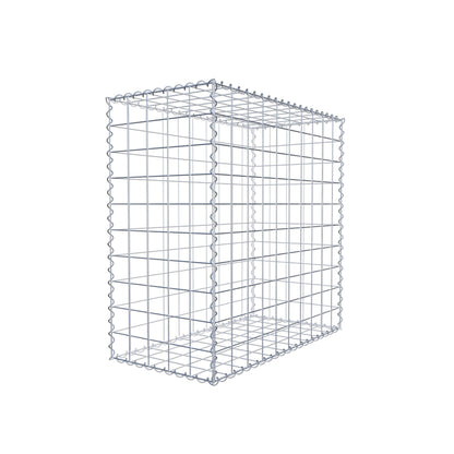 Set van 2 schanskorven 100 cm x 100 cm x 50 cm (L x H x D), maaswijdte 10 x 10 cm, spiraalvormig