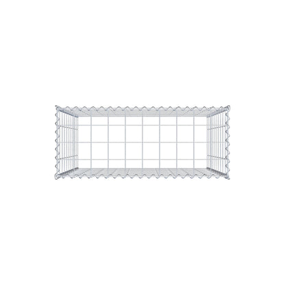 Gabbione aggiuntivo tipo 3 100 cm x 100 cm x 40 cm (L x H x P), dimensione maglia 10 cm x 10 cm, a spirale
