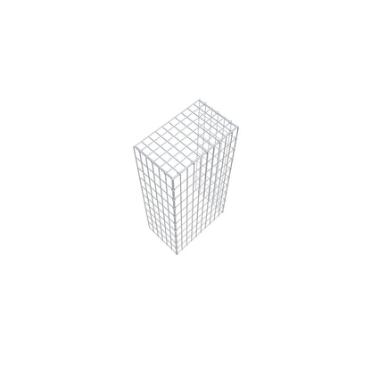 Pila adicional tipo 4 100 cm x 30 cm x 50 cm (L x A x P), malla 5 cm x 10 cm, anillo en C