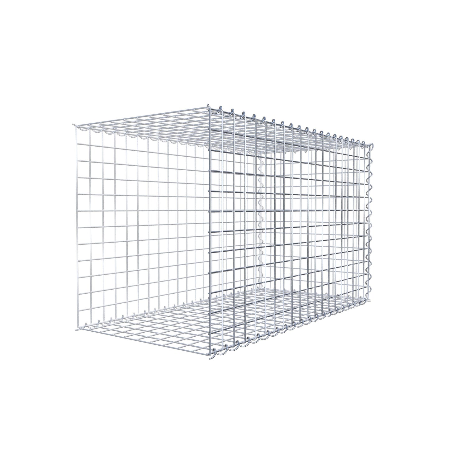 Gavión complementario tipo 2 100 cm x 60 cm x 50 cm (L x A x P), malla 5 cm x 5 cm, espiral