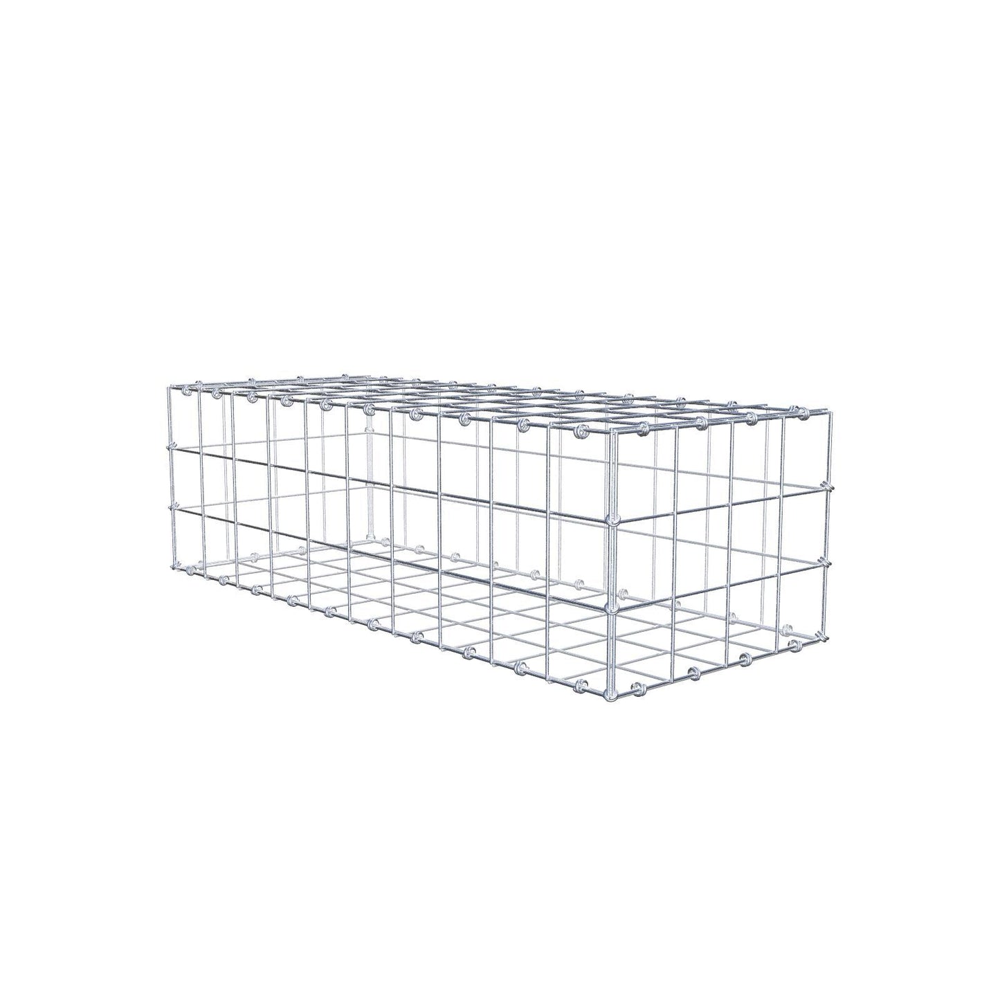 Schanskorf 100 cm x 30 cm x 40 cm (L x H x D), maaswijdte 10 x 10 cm, spiraalring