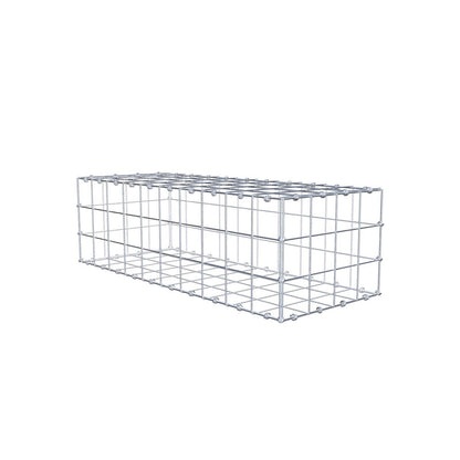 Schanskorf 100 cm x 30 cm x 40 cm (L x H x D), maaswijdte 10 x 10 cm, spiraalring