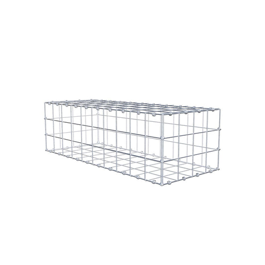 Schanskorf 100 cm x 30 cm x 40 cm (L x H x D), maaswijdte 10 x 10 cm, spiraalring