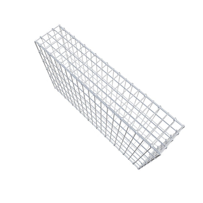 Schanskorf 100 cm x 60 cm x 20 cm (L x H x D), maaswijdte 5 cm x 10 cm, C-ring