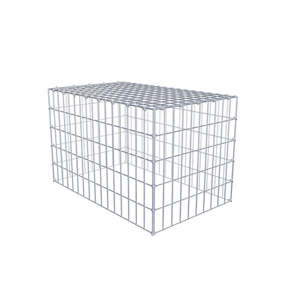 Toegevoegde pool type 3 80 cm x 50 cm x 50 cm (L x H x D), maaswijdte 5 cm x 10 cm, C-ring