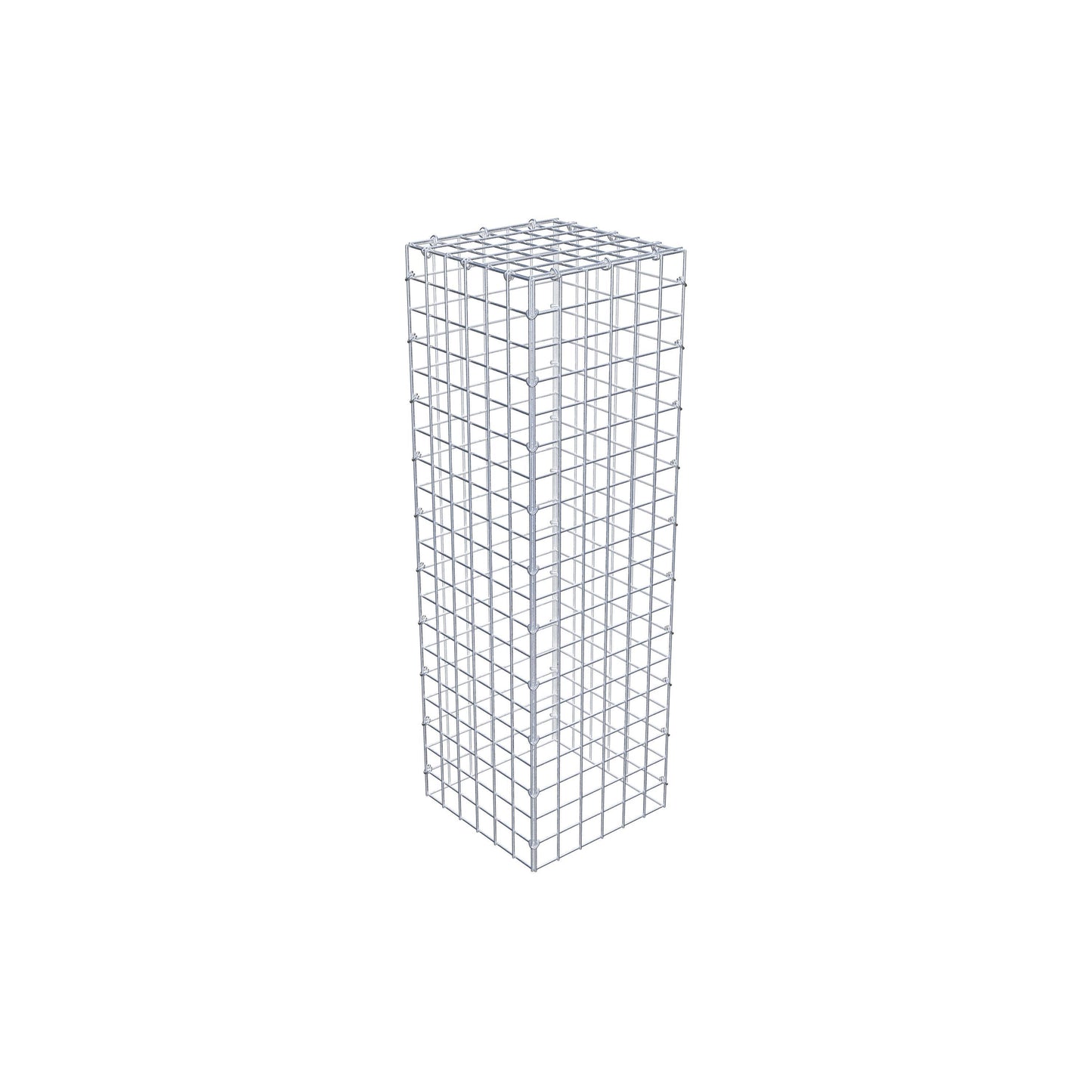 Gabbione aggiuntivo di tipo 3 100 cm x 30 cm x 30 cm (L x A x P), maglia 5 cm x 5 cm, anello a C