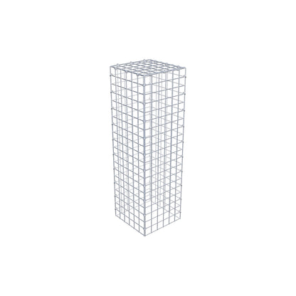 Gabbione aggiuntivo di tipo 3 100 cm x 30 cm x 30 cm (L x A x P), maglia 5 cm x 5 cm, anello a C