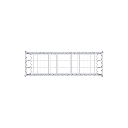Gabion 100 cm x 50 cm x 30 cm (L x H x D), maskstorlek 10 cm x 10 cm, spiral