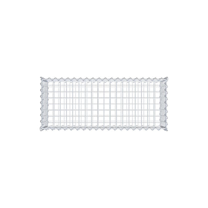 Gabion 100 cm x 30 cm x 40 cm (L x H x P), mailles 5 cm x 5 cm, spirale