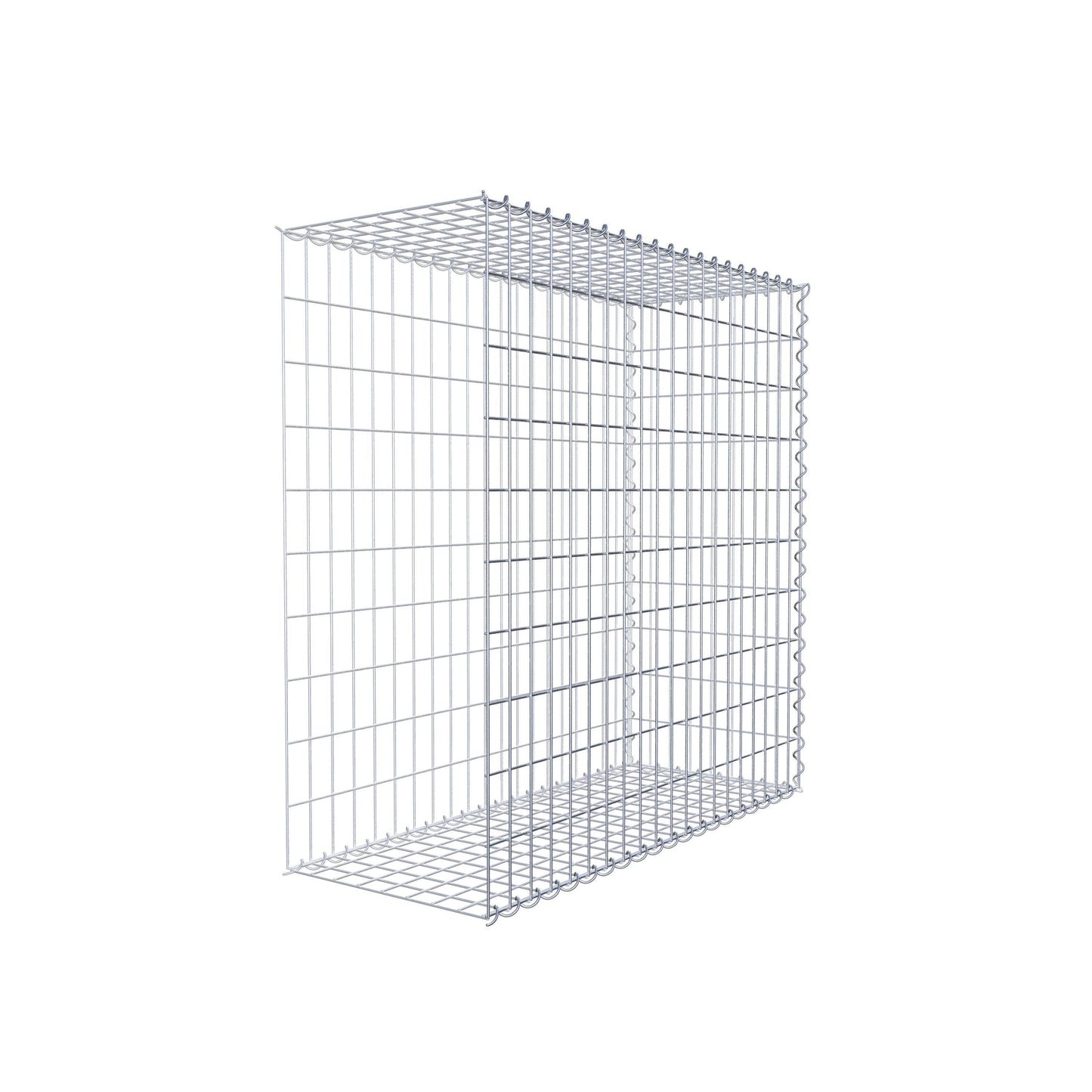 Add-on schanskorf type 2 100 cm x 100 cm x 40 cm (L x H x D), maaswijdte 5 cm x 10 cm, spiraalvormig
