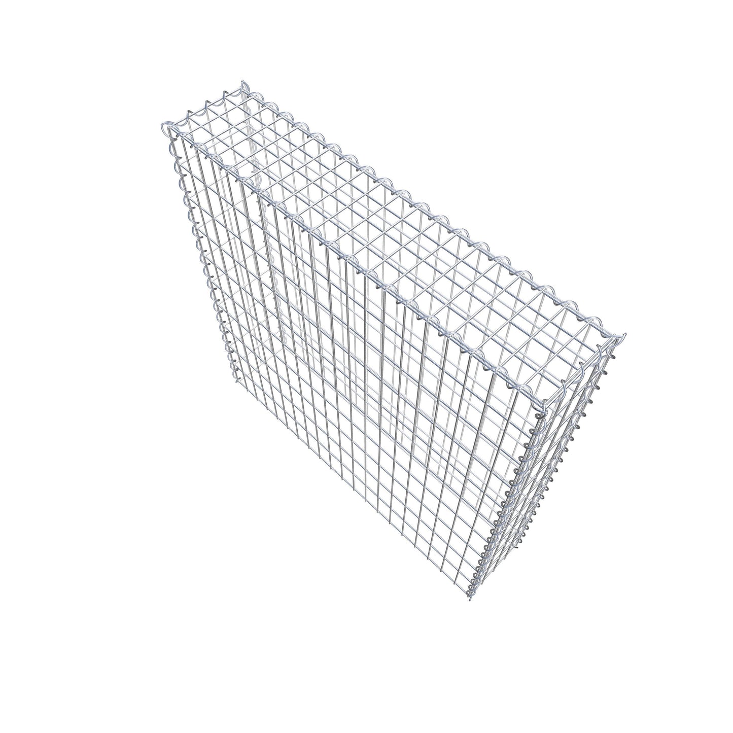 Add-on schanskorf type 3 100 cm x 100 cm x 20 cm (L x H x D), maaswijdte 5 cm x 10 cm, spiraalvormig