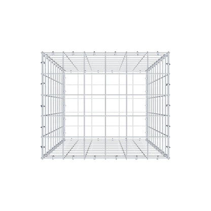 Gabion 100 cm x 60 cm x 50 cm (L x H x D), maskestørrelse 10 cm x 10 cm, C-ring