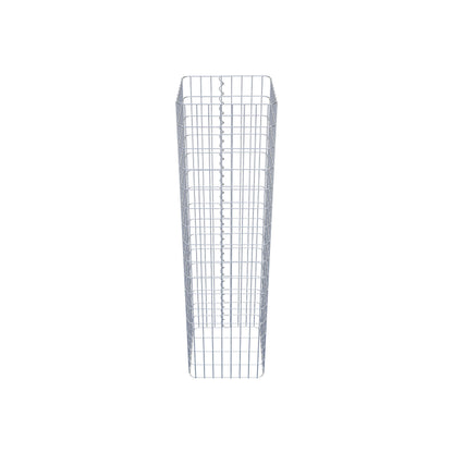 Schanskorfzuil, hoekig 42 cm x 42 cm, 160 cm hoog, MW 5 cm x 10 cm