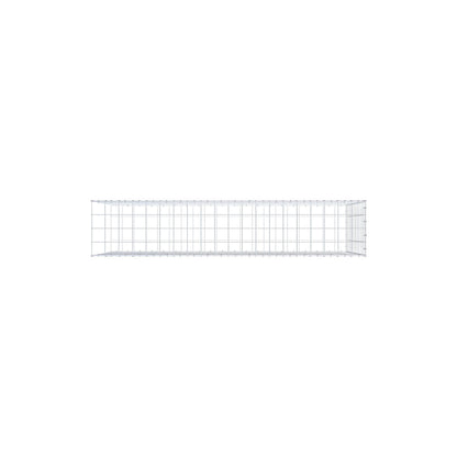 Mounted gabion type 2 200 cm x 100 cm x 40 cm (L x H x D), mesh size 10 cm x 10 cm, C-ring