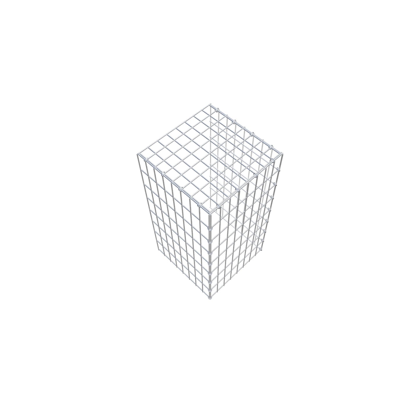 Toegevoegde pool type 4 80 cm x 40 cm x 40 cm (L x H x D), maaswijdte 5 cm x 10 cm, C-ring