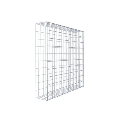 Gabião tipo 2 100 cm x 100 cm x 20 cm, malhagem 5 cm x 10 cm, anel C