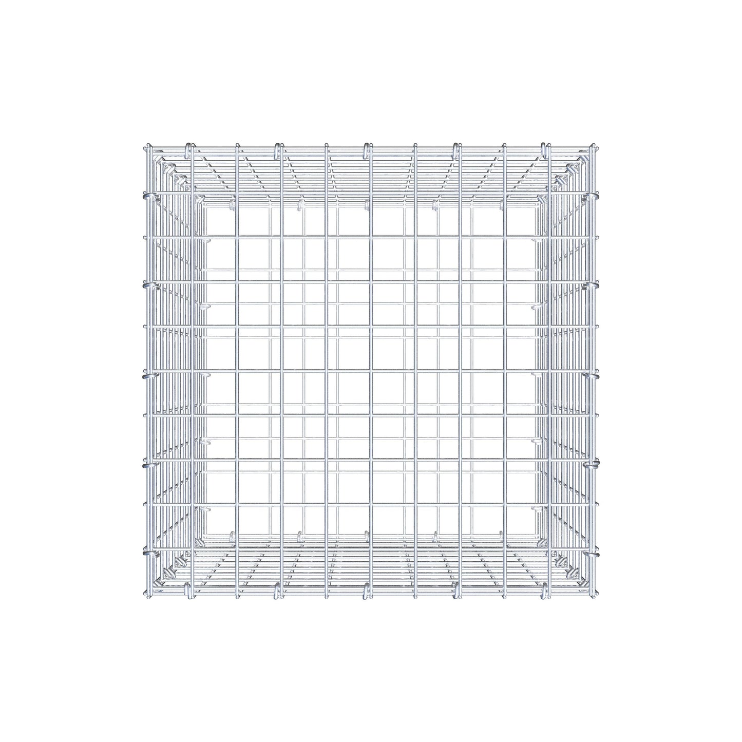 Gabion 50 cm x 50 cm x 50 cm (L x H x D), mesh size 5 cm x 5 cm, C-ring