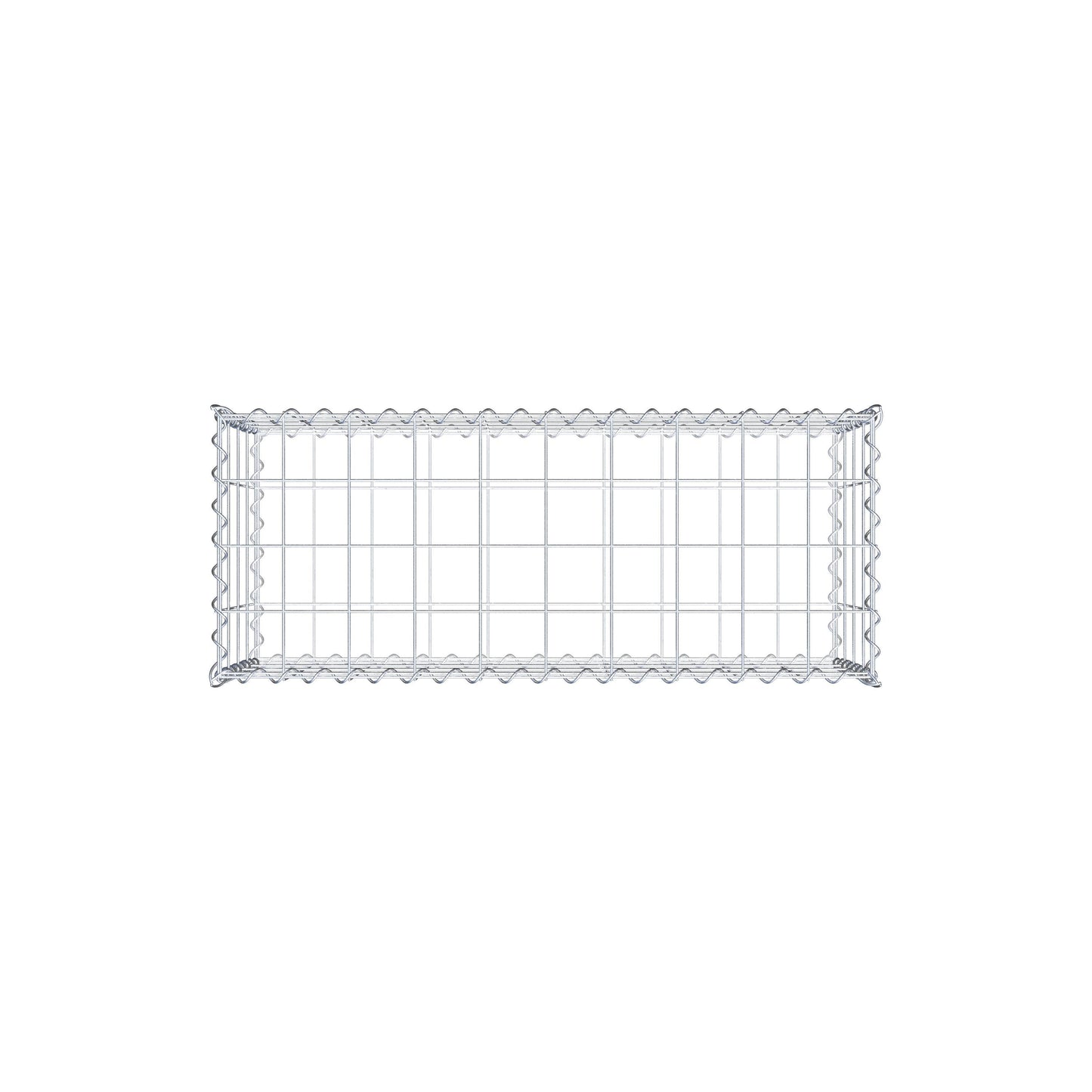 Gabion 100 cm x 40 cm x 40 cm (L x H x D), maskestørrelse 10 cm x 10 cm, spiral