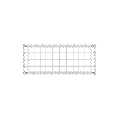 Gabion 100 cm x 40 cm x 40 cm (L x H x D), maskestørrelse 10 cm x 10 cm, spiral