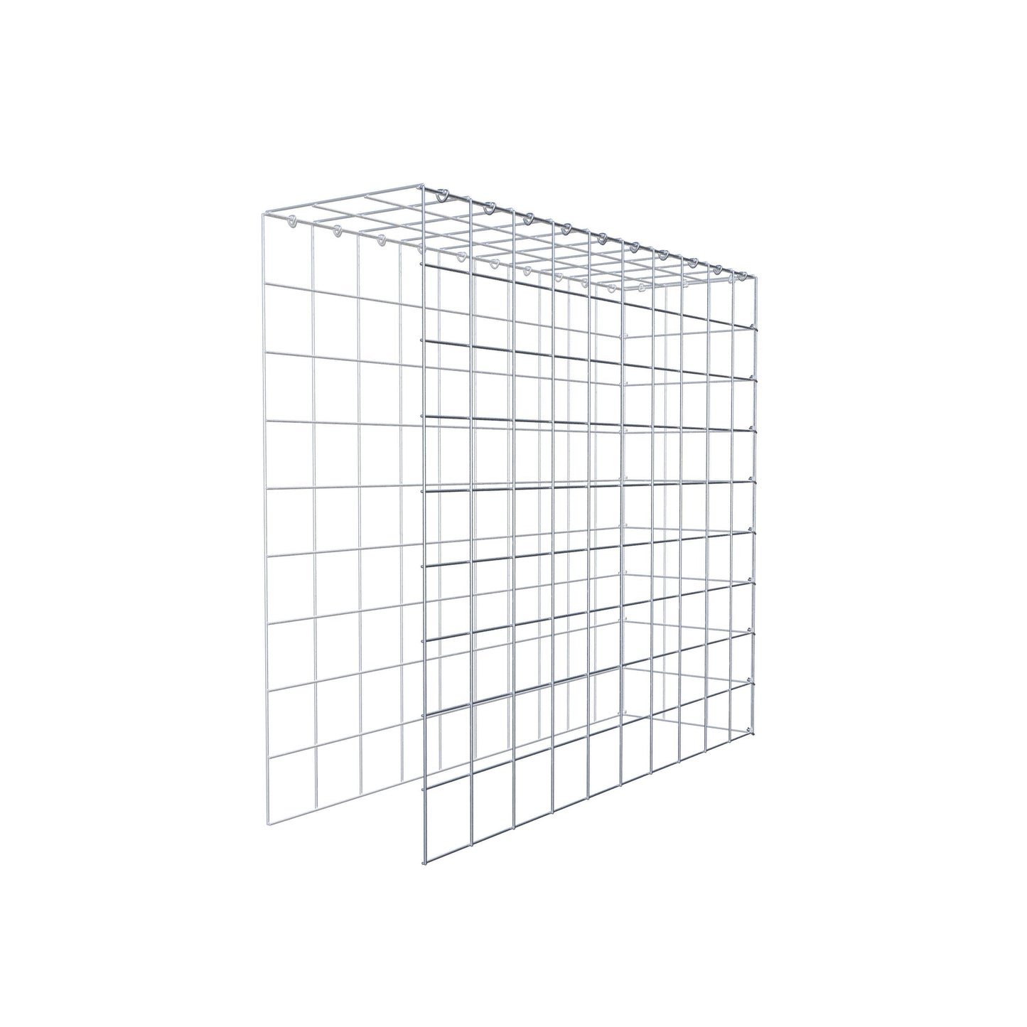 Add-on schanskorf type 4 100 cm x 90 cm x 30 cm (L x H x D), maaswijdte 10 cm x 10 cm, C-ring