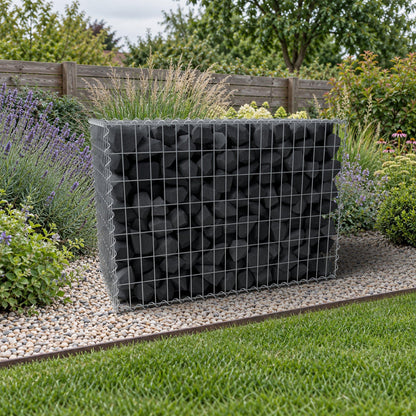 Gabion 100 cm x 70 cm x 50 cm (L x H x P), mailles 5 cm x 10 cm, spirale