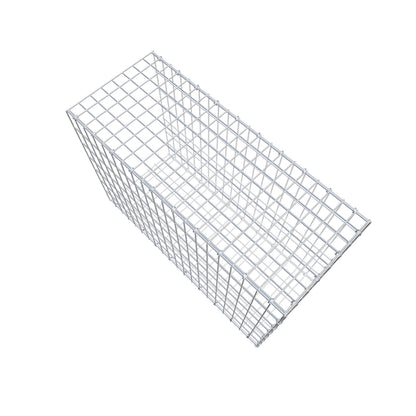 Monteret gabion type 2 100 cm x 70 cm x 40 cm, maskestørrelse 5 cm x 10 cm, C-ring