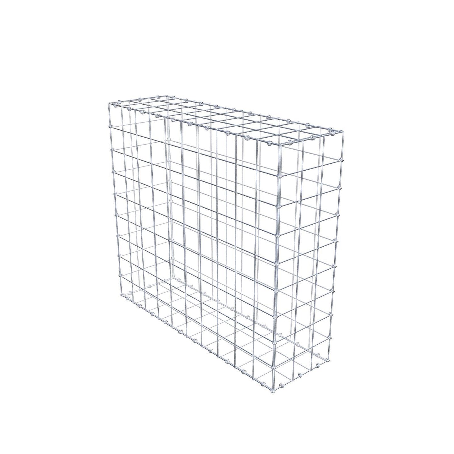 Schanskorf 100 cm x 90 cm x 30 cm (L x H x D), maaswijdte 10 x 10 cm, spiraalring