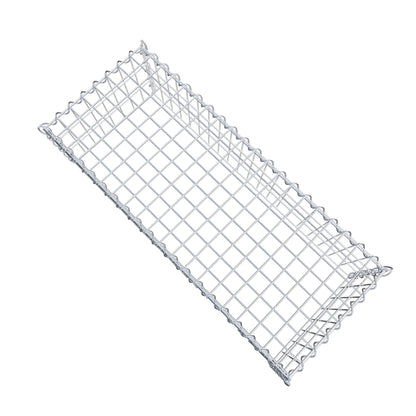Grown-on gabion type 3 100 cm x 30 cm x 40 cm (L x H x D), mesh size 5 cm x 10 cm, spiral