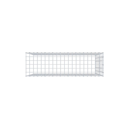 Gabbione aggiuntivo tipo 4 100 cm x 80 cm x 30 cm (L x H x P), maglia 5 cm x 10 cm, anello a C