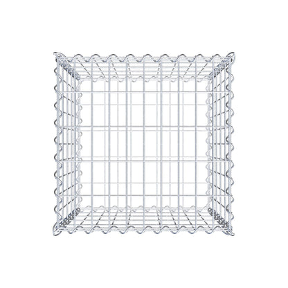 Schanskorf 50 cm x 50 cm x 50 cm (L x H x D), maaswijdte 5 cm x 10 cm, spiraal
