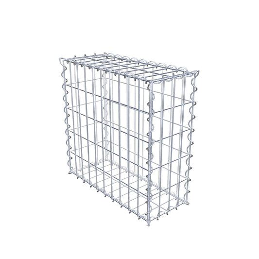 Gabion 50 cm x 50 cm x 20 cm (L x H x D), maskstorlek 5 cm x 10 cm, spiral