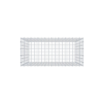 Gabion 100 cm x 90 cm x 40 cm (L x H x D), maskstorlek 5 cm x 10 cm, C-ring