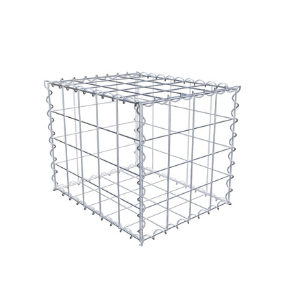 Gabion 50 cm x 40 cm x 40 cm (L x H x D), maskstorlek 10 cm x 10 cm, spiral