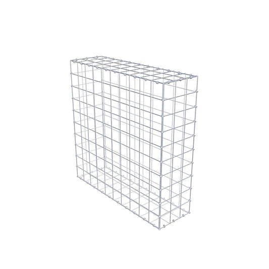 Schanskorf 100 cm x 100 cm x 30 cm (L x H x D), maaswijdte 10 x 10 cm, spiraalring