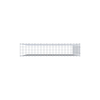 Gabbione aggiuntivo tipo 4 100 cm x 100 cm x 20 cm (L x H x P), maglia 5 cm x 5 cm, anello a C