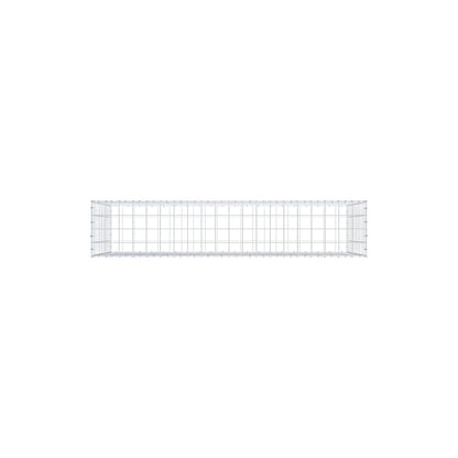 Schanskorf 200 cm x 100 cm x 40 cm (L x H x D), maaswijdte 10 cm x 10 cm, C-ring