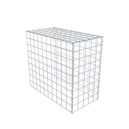 Add-on schanskorf type 4 100 cm x 90 cm x 50 cm (L x H x D), maaswijdte 10 cm x 10 cm, spiraal