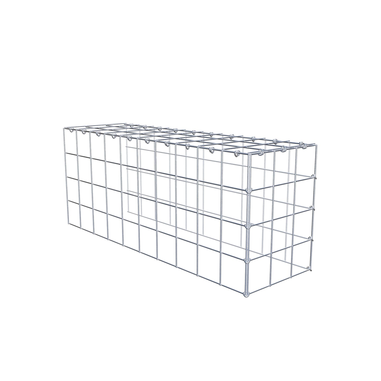 Fourche rapportée type 4 100 cm x 40 cm x 30 cm (L x H x P), mailles 10 cm x 10 cm, anneau C