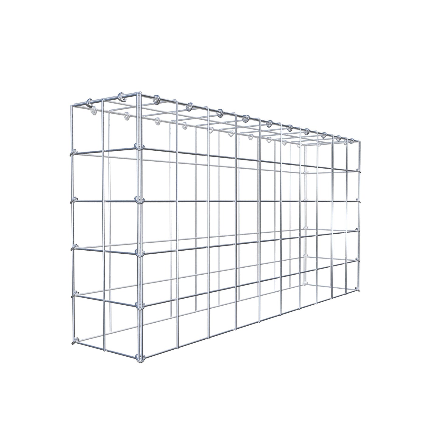 Type 3 oplegkorf 100 cm x 50 cm x 20 cm (L x H x D), maaswijdte 10 cm x 10 cm, C-ring