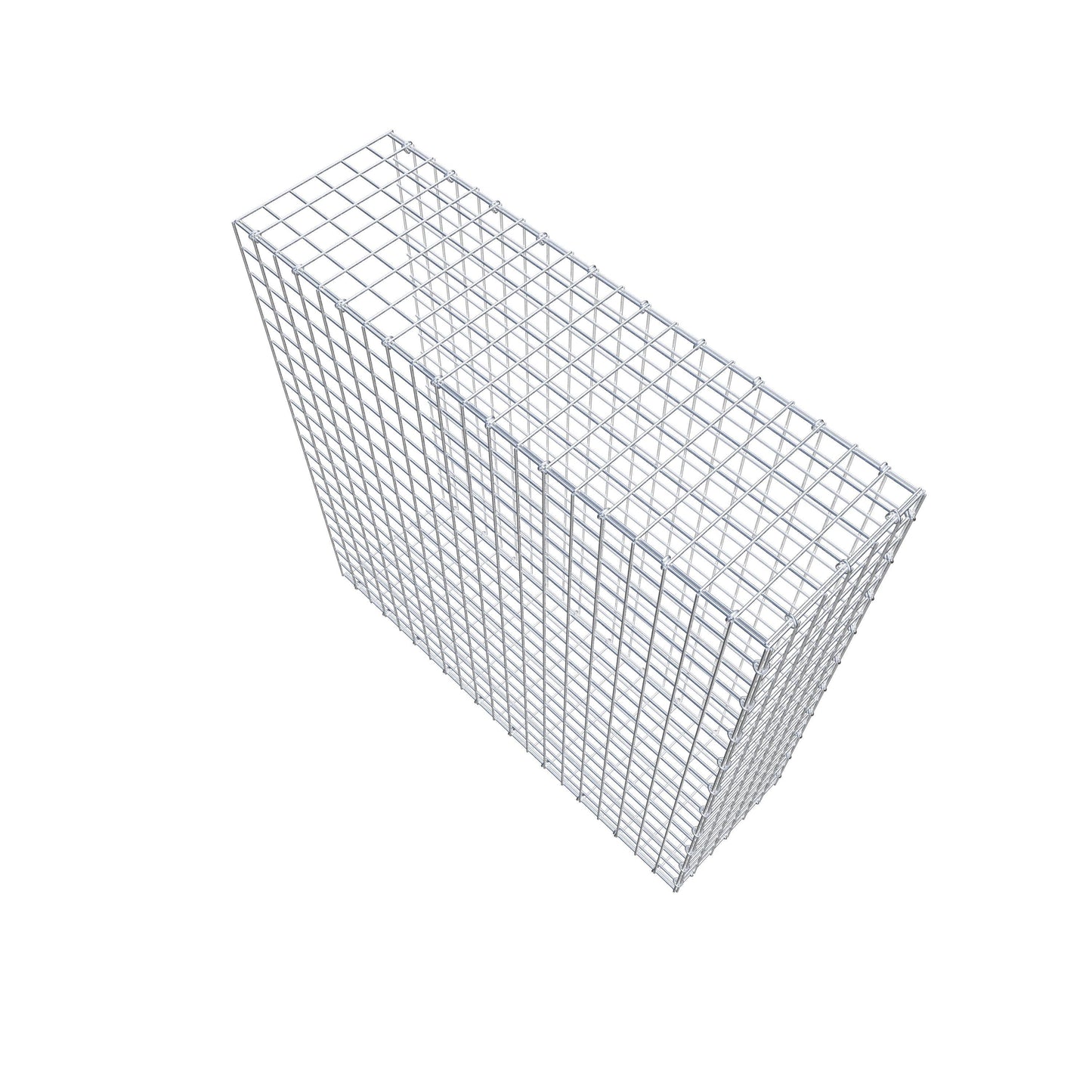 Gabião Tipo 2 100 cm x 100 cm x 30 cm (C x A x P), malhagem 5 cm x 5 cm, anel C