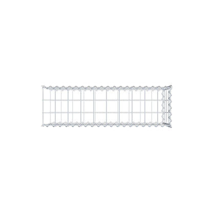 Aangegroeide schanskorf type 2 100 cm x 40 cm x 30 cm (L x H x D), maaswijdte 10 cm x 10 cm, spiraal