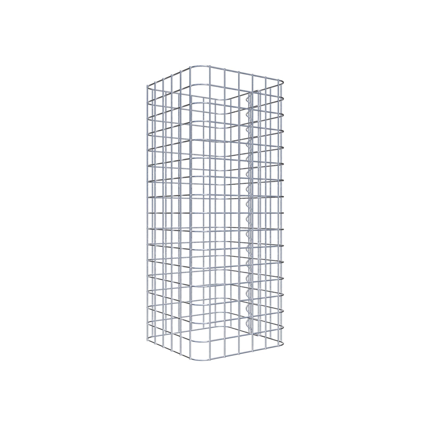 Gabionensäule eckig 32 cm x 32 cm, 80 cm Höhe, MW 5 cm x 5 cm