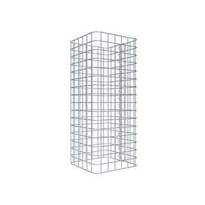 Gabionensäule eckig 32 cm x 32 cm, 80 cm Höhe, MW 5 cm x 5 cm