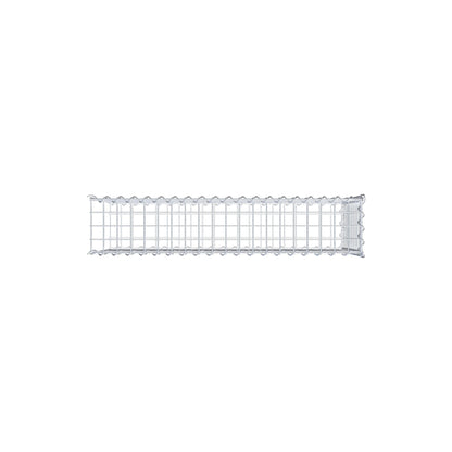 Gabbione aggiuntivo tipo 2 100 cm x 50 cm x 20 cm (L x H x P), dimensione maglia 5 cm x 5 cm, a spirale