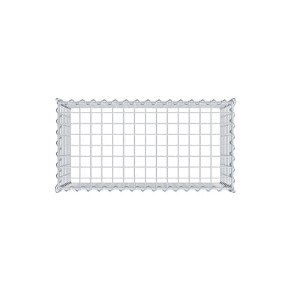 Gabião Tipo 3 80 cm x 40 cm x 40 cm (C x A x P), malhagem 5 cm x 5 cm, espiral
